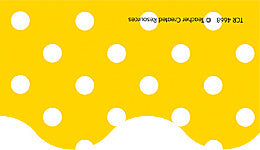 Scalloped Polka Dot Paper Borders - 8 Colours Available
