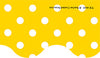 Scalloped Polka Dot Paper Borders - 8 Colours Available