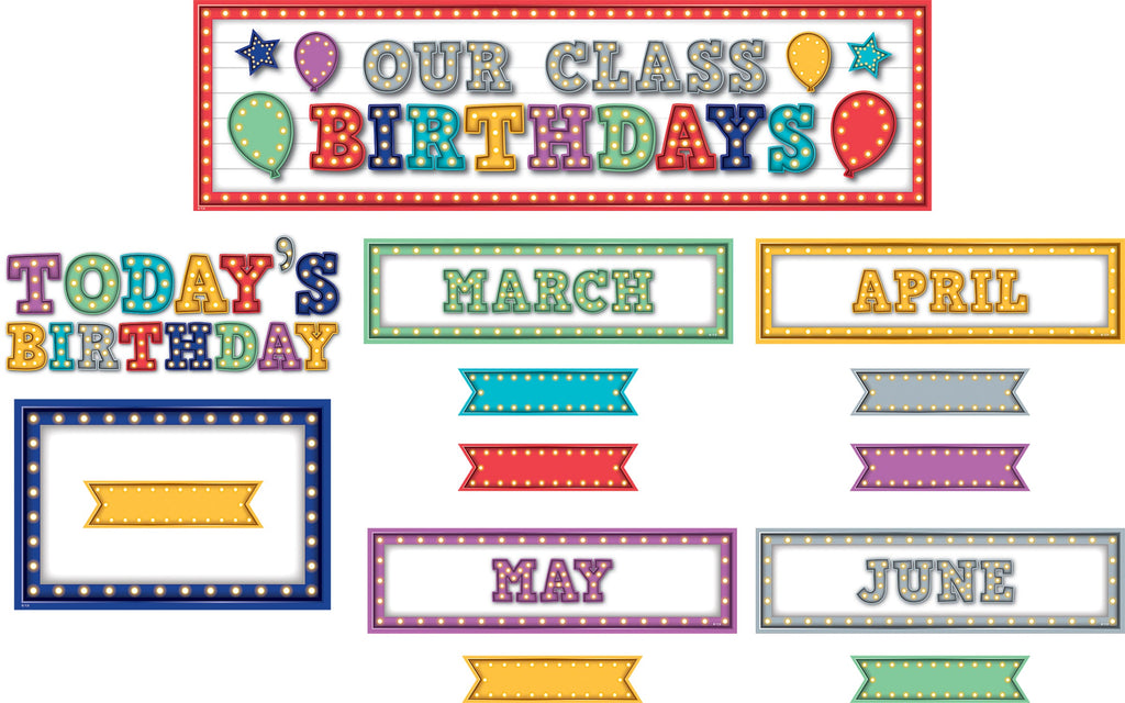 Our Class Birthday Bulletin Board