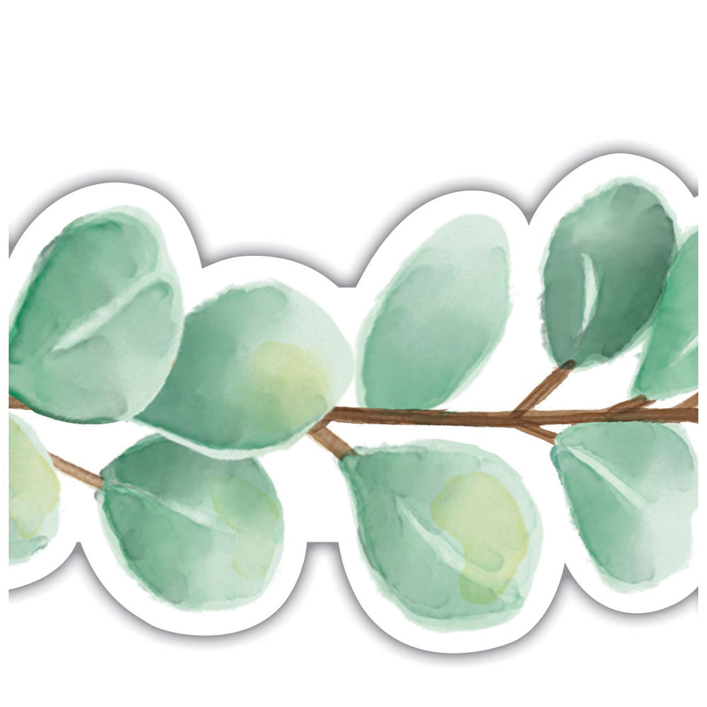 Eucalyptus Die-Cut Border Trim
