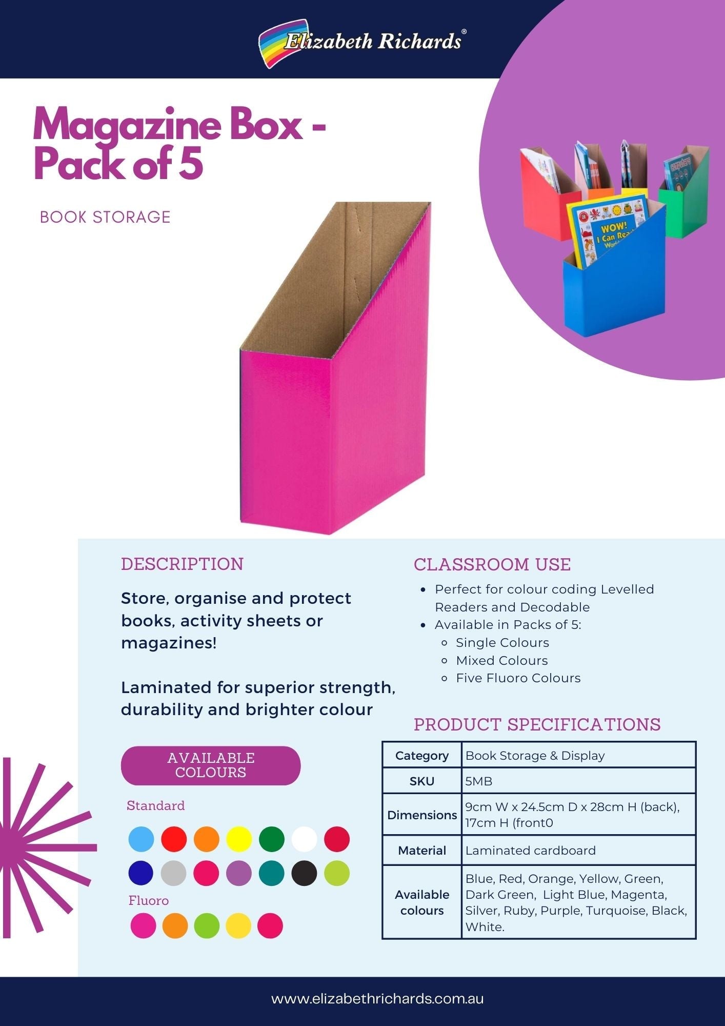Magazine Box - Pack of 100