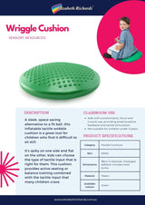 Wriggle Cushion Green w/t Hand Pump