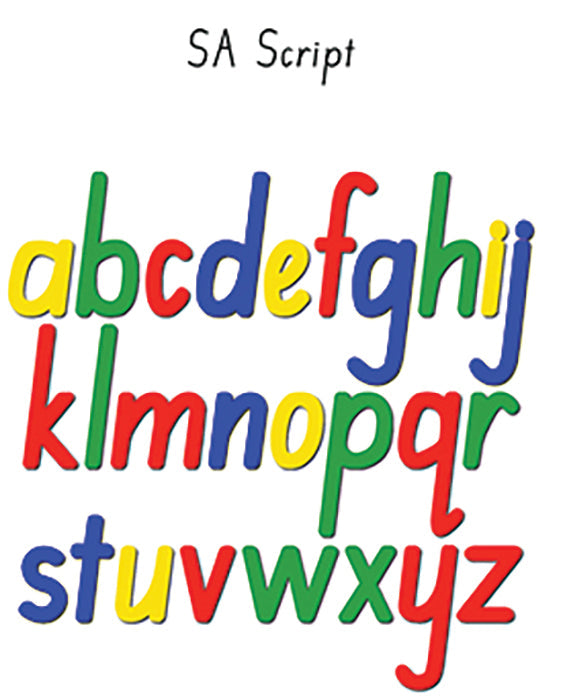 Magnetic Script Letters: SA Style