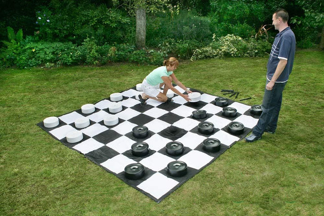 3m x 3m PVC Giant Portable Chess & Checkers Mat