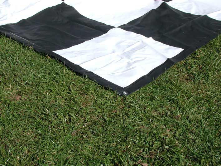 3m x 3m PVC Giant Portable Chess & Checkers Mat