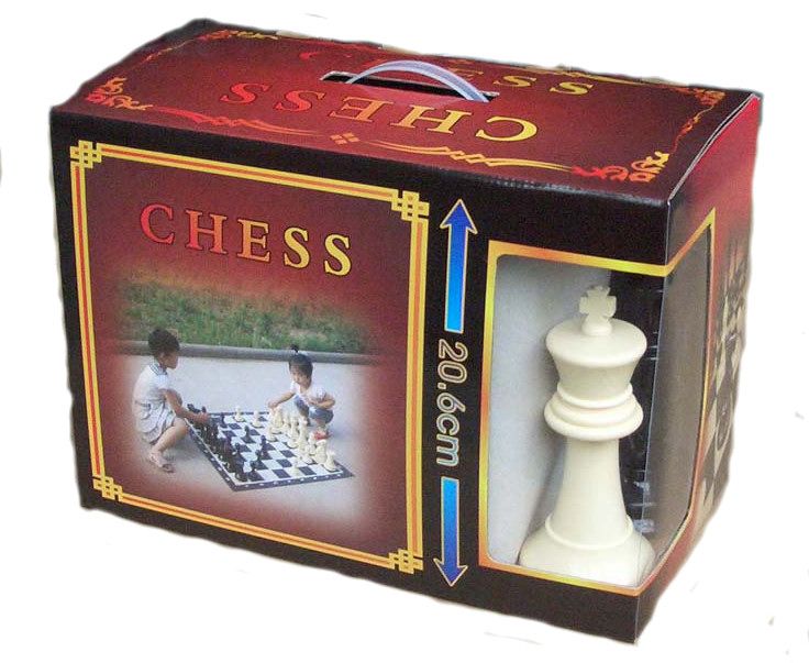 20cm (8 Inch) Giant Chess Set and Mat