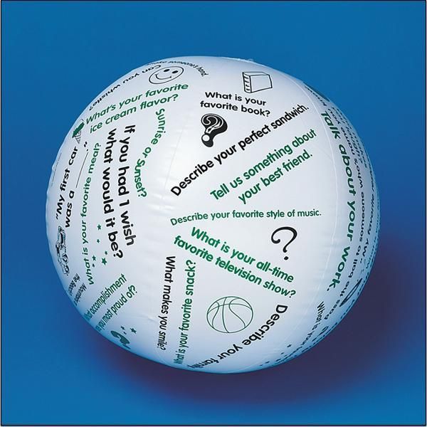 Getting Acquainted - Toss N Talk About Conversation Ball