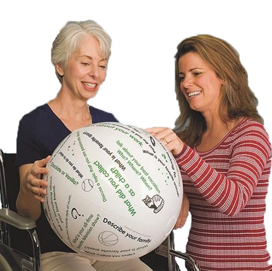 Getting Acquainted - Toss N Talk About Conversation Ball