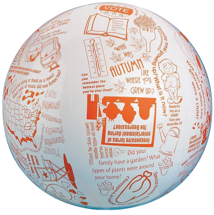 Reminiscing - Toss N Talk About Conversation Ball