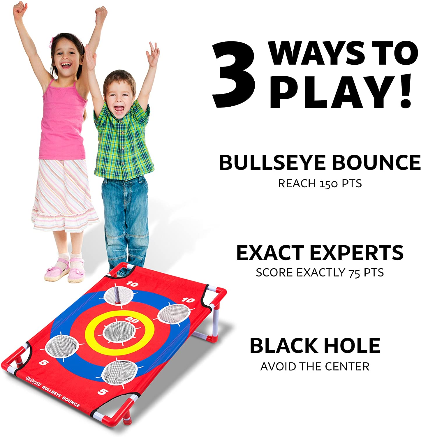 Bullseye Bounce Beanbag Toss Game