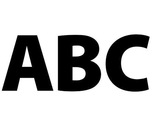 Scratch Adhesive Letters & Numbers