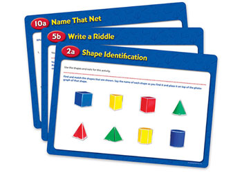 Folding Geometric Shapes Activity Cards