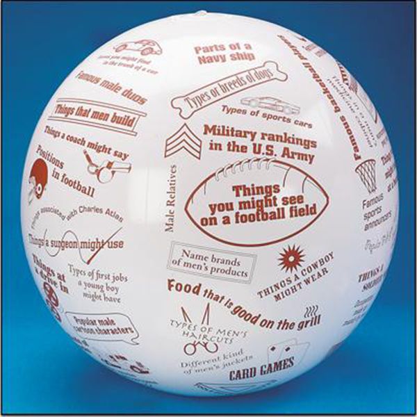 Men's Stuff - Toss N Talk About Conversation Ball